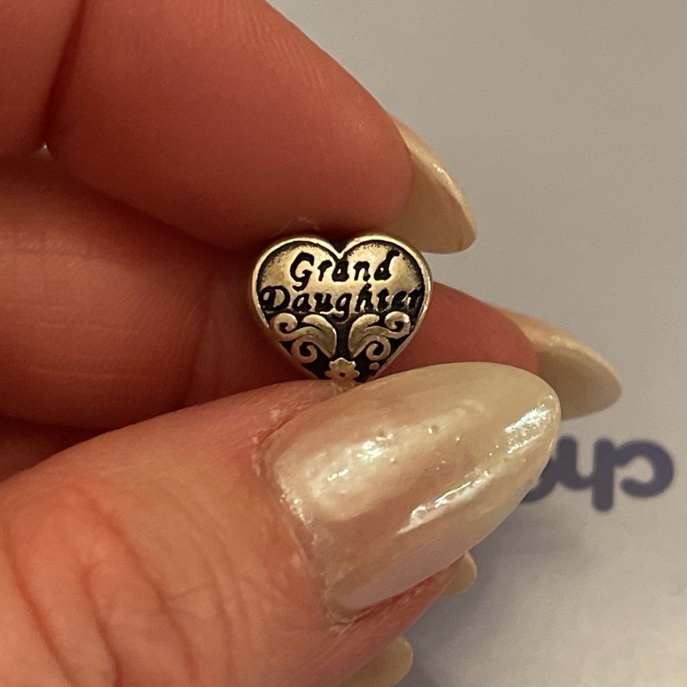Silver Granddaughter “pandora-like” charm